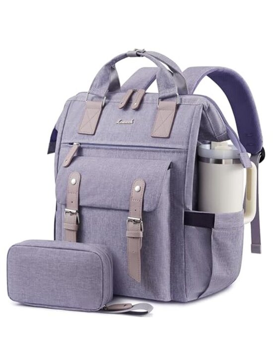 Women Travel Laptop Backpack 40oz Tumbler Holder Nurse Teacher Work Bag
